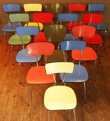 Zeldzame Formica Stoelen / Oranje Blauw Groen Geel Rood beschikbaar voor biedingen