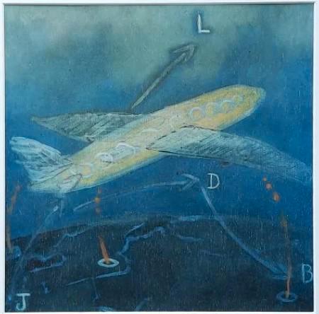 Lithographie de Christian Straetling « Flight », Antiquités & Art, Art | Lithographies & Sérigraphies, Enlèvement