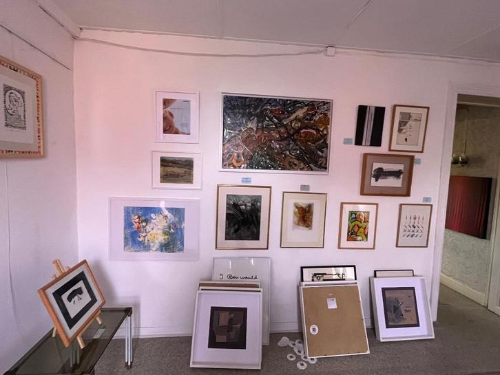 Déstockage pop up tableaux art abstrait belge, Antiek en Kunst, Kunst | Schilderijen | Abstract, Ophalen of Verzenden