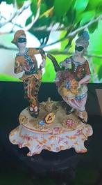 Grande statue de mascarade de Capodimonte, unique et rare., Enlèvement ou Envoi