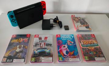 Switch (HAC-001) met 6 Games (Pokémon, LA Noir, ...)