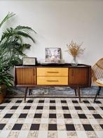 Vintage sixties dressoir | platenspeler meubel | kast retro, Ophalen, Gebruikt, 150 tot 200 cm, Vintage