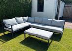 Loungeset hoeksalon., Ophalen, Gebruikt, Bank, Aluminium