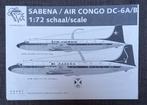 SABENA / AIR CONGO DC-6 decals 1/72, Ophalen of Verzenden, Zo goed als nieuw, Heller