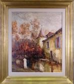 huile sur toile signe roger de coster, Ophalen of Verzenden