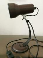 Lampe table Spot Vintage Acier Marron, Ophalen, Gebruikt, Metaal, Minder dan 50 cm