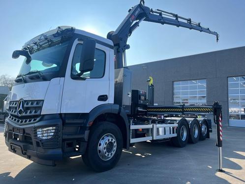Mercedes Arocs 3240 met kraan Hiab 232.5 + nieuw systeem, Auto's, Vrachtwagens, Bedrijf, Te koop, ABS, Cruise Control, Mercedes-Benz