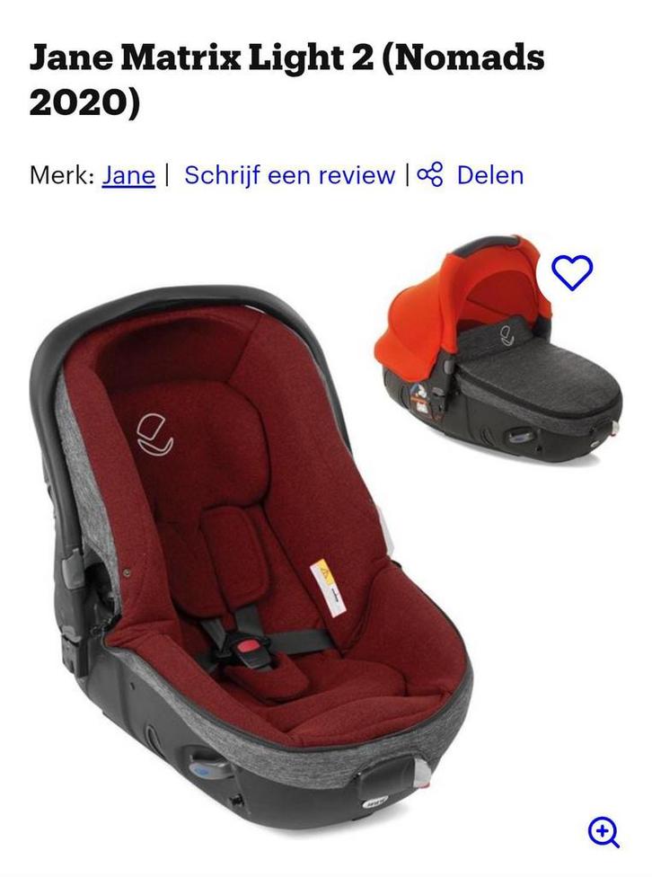 Matrix Light 2 autostoel/knus, Kinderen en Baby's, Autostoeltjes, Nieuw, Autogordel, Ophalen