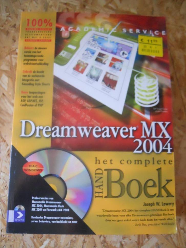 Dreamweaver MX 2004, Boeken, Informatica en Computer, Zo goed als nieuw, Software, Ophalen of Verzenden