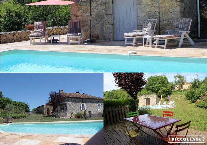 Huisje met zwembad, Vakantie, Vakantiehuizen | Frankrijk, Midi-Pyreneeën, Landhuis of Villa, Landelijk, 2 slaapkamers, Eigenaar