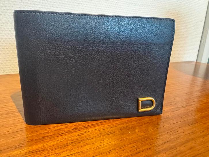 Delvaux portefeuille, Handtassen en Accessoires, Portemonnees, Zo goed als nieuw, Zwart, Leder, Ophalen of Verzenden