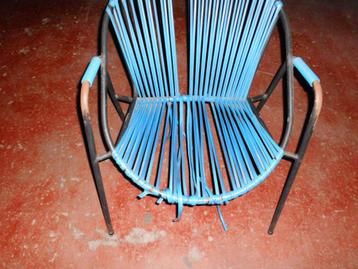 Vintage spaghetti lounge zetel beschikbaar voor biedingen