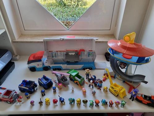 paw patrol auto's, vrachtwagen, uitkijktoren, Kinderen en Baby's, Speelgoed |Speelgoedvoertuigen, Gebruikt, Ophalen