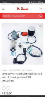 Ombouw kit injectie carbu, Motos