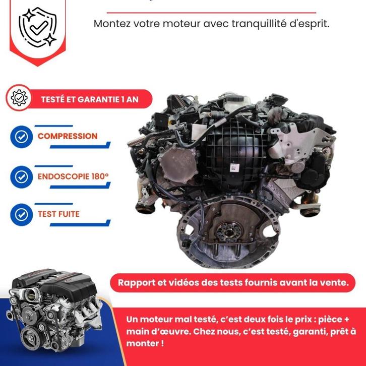 Complete motor Mercedes klasse s 500 s500 w222 c217 4.7 v8, Auto-onderdelen, Motor en Toebehoren, Mercedes-Benz, Nieuw, Ophalen of Verzenden