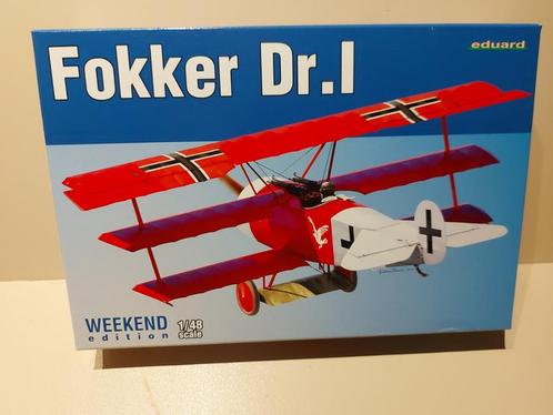 Eduard (8487): Fokker Dr.I om 1:48, Hobby en Vrije tijd, Modelbouw | Vliegtuigen en Helikopters, Nieuw, Vliegtuig, Groter dan 1:72