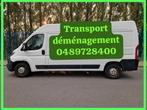 0489728400 transport déménagement vide grenier camionnette