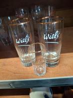 Oude email bierglazen wiels, Verzamelen, Ophalen of Verzenden