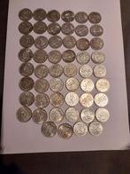 52x zilveren1 gulden 1954-1966  JULIANA BIEDEN, Argent, Enlèvement, 1 florin, Monnaie en vrac