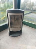 Houtkachel met buizen en schouw met hoed, Huis en Inrichting, Ophalen, Gebruikt, Houtkachel, Vrijstaand