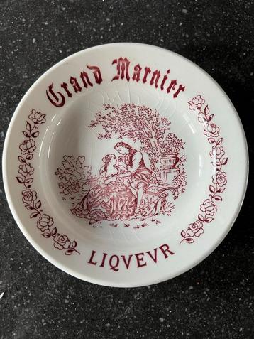 STAFFORDSHIRE PORSELEINEN FOOIENBAKJE GRAND MARNIER, Verzamelen, Ophalen of Verzenden, Gebruikt, Gebruiksvoorwerp