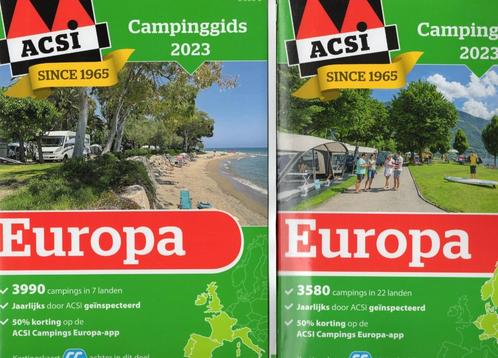 Acsi Europa Campinggids 2023 (2 delen) ️, Boeken, Reisgidsen, Zo goed als nieuw, Campinggids, Europa, Ophalen of Verzenden