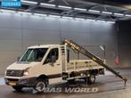 Volkswagen Crafter 160pk Euro6 Open Laadbak met Kraan Hiab 0, Auto's, Bestelwagens en Lichte vracht, Gebruikt, Euro 6, 4 cilinders