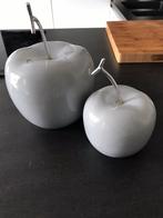 Decoratieve appels, Huis en Inrichting, Ophalen of Verzenden, Zo goed als nieuw, Grijs, Overige materialen