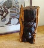 African Art: handgesneden beeld in ijzerhout, ebbenhout, Antiek en Kunst, Ophalen of Verzenden