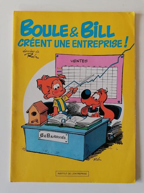 Boule et Bill (Pub) - Créent une entreprise - DL1985 EO, Livres, BD, Utilisé, Une BD, Enlèvement ou Envoi