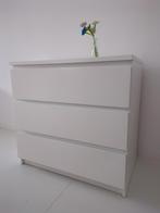 Malm 3-ladenkast, 80x78, Ophalen, Gebruikt