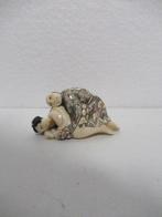 netsuke érotique - okimono, Enlèvement ou Envoi