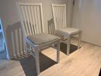 Eetkamerstoel (2), Huis en Inrichting, Ophalen, Hout, Twee, Wit