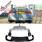 RS3 BUMPER Diffuser | AUDI A3 8V | 2016-2019 | SLINE Sedan, Nieuw, Achter, Bumper, Audi