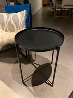 Gratis bijzettafel Ikea Gladom zwart, Ophalen, Gebruikt, Metaal of Aluminium