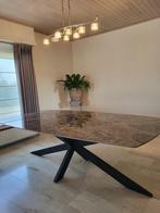 Eettafel 240 x 130 marmer keramisch., Huis en Inrichting, Tafels | Eettafels, Ophalen, Zo goed als nieuw