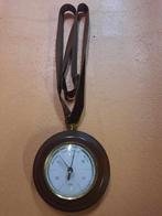 Mooi oude houten barometer met thermometer, Comme neuf, Baromètre, Enlèvement ou Envoi