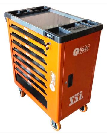 CHARIOT À OUTILS XXL À 7 TIROIRS REMPLI D'UNE CLÉ DYNAMOMÉTR, Enlèvement ou Envoi, Neuf