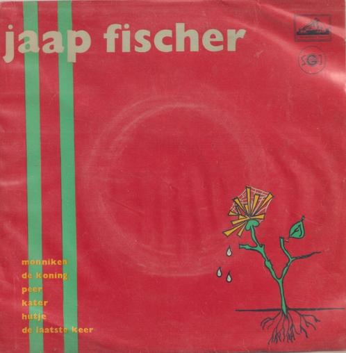 Jaap Fischer – Monniken / De Koning / Peer + 3 – Single - EP, Cd's en Dvd's, Vinyl Singles, Gebruikt, EP, Nederlandstalig, 7 inch