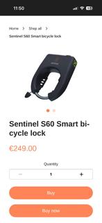 Sentinel S60 Smart bicycle lock, Ophalen of Verzenden, Zo goed als nieuw, Combinatieslot
