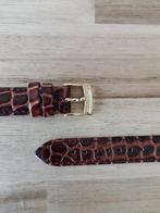 Bracelet Tissot cuir cognac 15mm pour modèle Everytime, Brun, Cuir, Enlèvement ou Envoi, Neuf