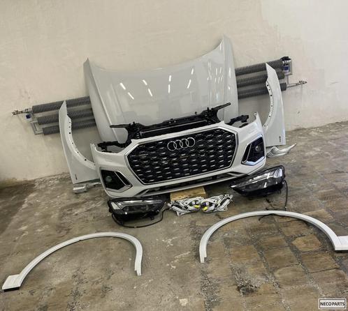 AUDI Q5 80A S-LINE FACELIFT LS9R COMPLEET VOORKOP BUMPER, Auto-onderdelen, Carrosserie, Achterklep, Audi, Achter, Gebruikt, Ophalen of Verzenden