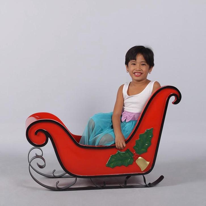 Kiddie Sleigh with Mistletoe – Arreslee Lengte 91 cm, Diversen, Kerst, Nieuw, Ophalen