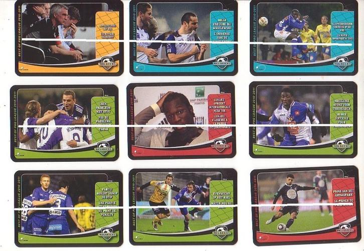 Megakicks 2010 - 2011 / 665 kaarten, Verzamelen, Sportartikelen en Voetbal, Zo goed als nieuw, Spelerskaart, Verzenden