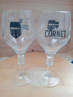 €5 voor 2 Cornet glazen glas 25 cl., Glas of Glazen, Ophalen of Verzenden, Zo goed als nieuw, Palm