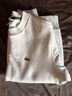 Lacoste trui wit, Enlèvement, Comme neuf, Taille 48/50 (M), Blanc