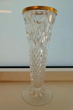 Joli Vase Cristal de Bohème Hauteur 20 cm., Enlèvement