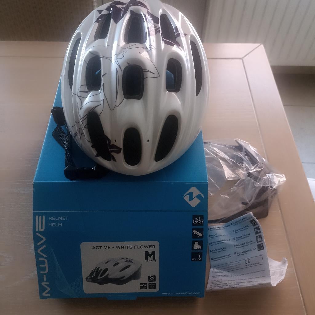 Nieuwe fietshelm M-Wave maat 53-57 cm easy fit, Fietsen en Brommers, Ophalen of Verzenden, M