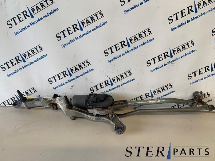 Ruitenwismotor + Mechaniek van een Mercedes C-Klasse, Auto-onderdelen, Ruiten en Toebehoren, Mercedes-Benz, Gebruikt, 3 maanden garantie