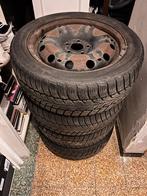 4 all season banden 195/50 R15 op stalen velg Skoda Fabia, Ophalen, Gebruikt, 15 inch, Banden en Velgen